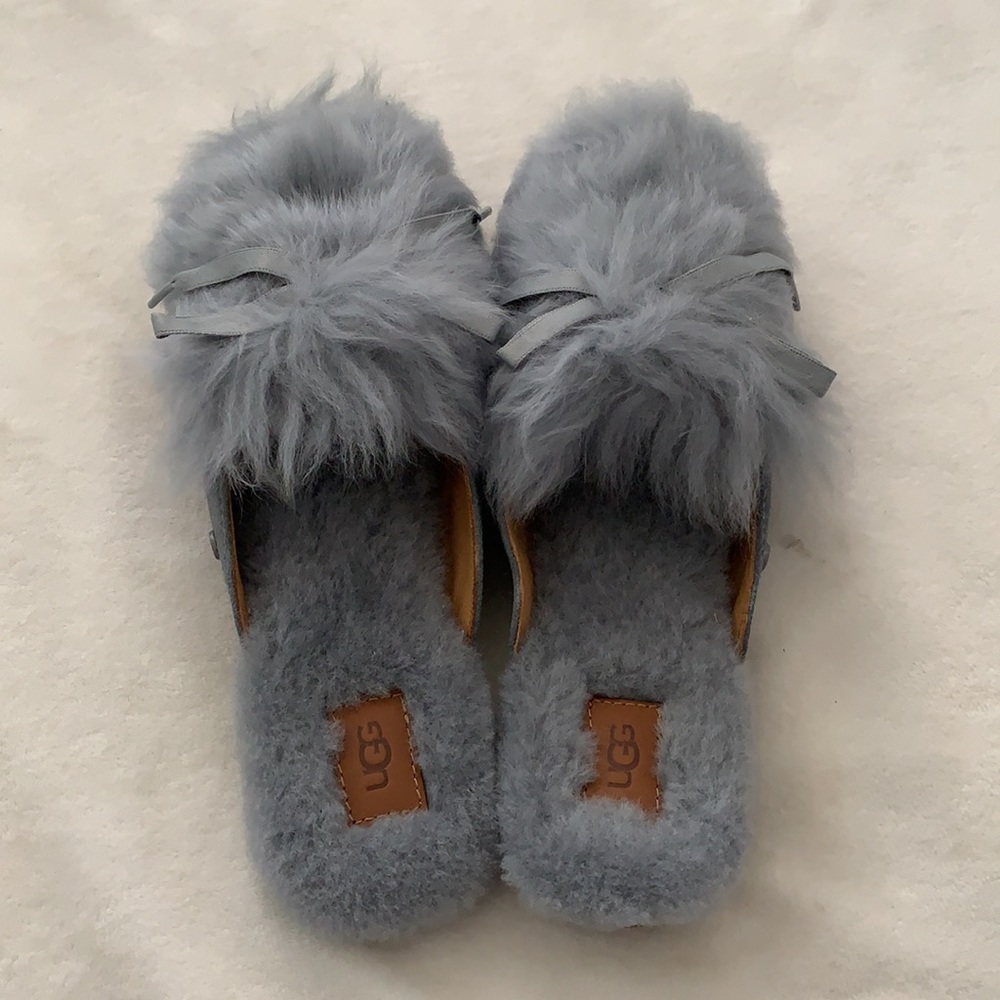 NWB authentic UGG shaine fluff slip on slipper - Picture 8 of 10
